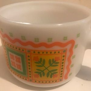 Vintage 1970s Avon milk glass